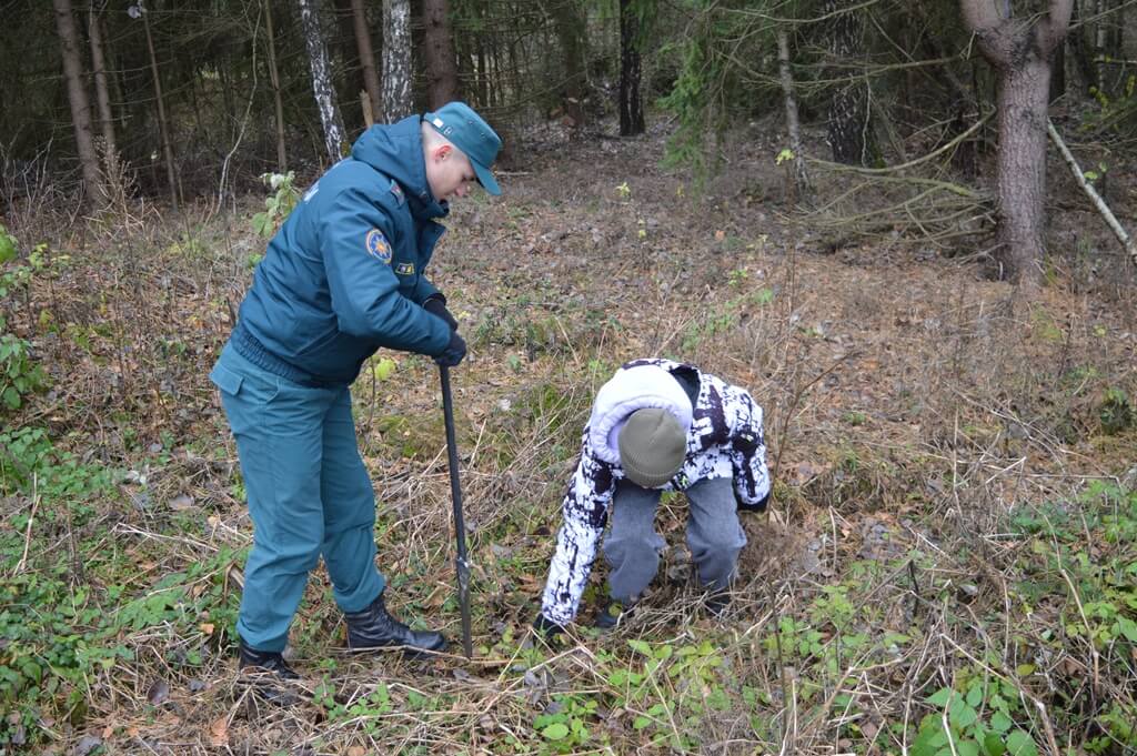 Дай лесу новае жыццё в Барановичах МЧС